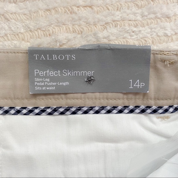 NWT Talbots Perfect Skimmer pedal pushers - Picture 6 of 15